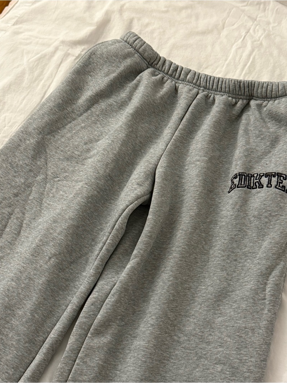 Gray Edikted wide leg sweatpants size L